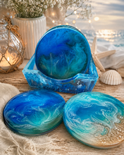 Load image into Gallery viewer, Coaster holder and Coasters