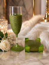 Load image into Gallery viewer, Champagne Glass with coasters and holder
