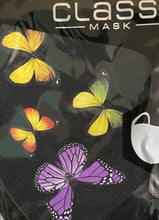 Load image into Gallery viewer, 1pc Multicolor Butterfly Pattern Face Mask
