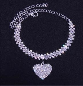 Heart shape anklets